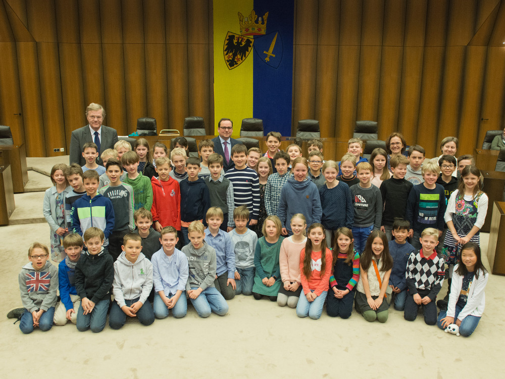 Siegerehrung Grundschule, Gruppenbild